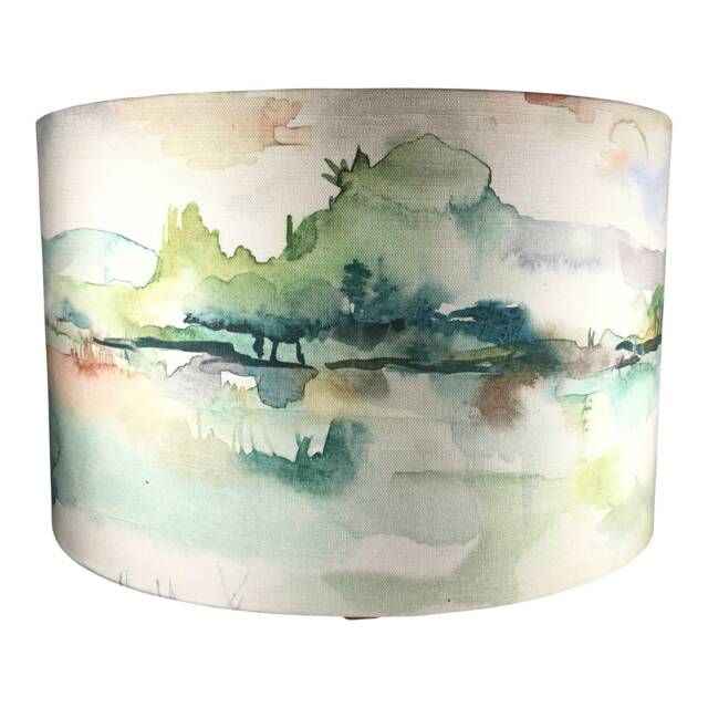 Voyage Maison Fabric Russet Shores, Handmade Lampshade, Table Ceiling Pendant, Country Lamp Shade, Lampshades - image 1