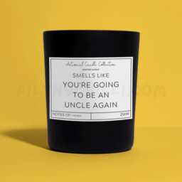 Smells Like You're Going To Be An Uncle Again, Pregnancy Announcement Ideas, Candle, Birthday Gifts For Brother, Gift, ??? - thumbnail 3