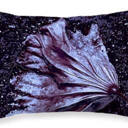Throw Pillow Steel Blossom Printed On Cotton in 14x14 To 26x26 Or 20x14 Oblong Contemporary Accent Home Decor - thumbnail 2