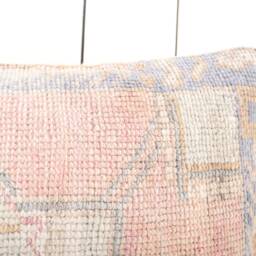 Vintage Turkish Kilim Lumbar Pillow Cover 12x24 Inch, Handmade - thumbnail 3