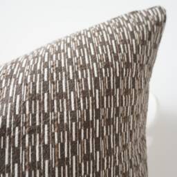 Brown Tribal Hemp Hand Woven Natural Dye Color Hmong Lumbar Pillow Cover - thumbnail 3