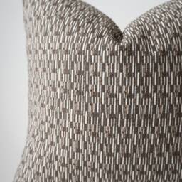 Brown Tribal Hemp Hand Woven Natural Dye Color Hmong Lumbar Pillow Cover - thumbnail 2