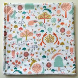 Woodland Baby Blanket, Baby Blanket Girl, Girl Gift, Boy Shower Gift - thumbnail 1