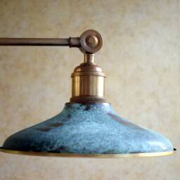 Green Patina Brass Wall Sconce Vintage Lights Outdoor Light Fixture Porch Sconce Lighting - thumbnail 2