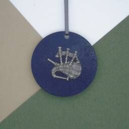 Bagpipes Christmas Decoration - Bagpipe Ornament Music Gift Lover Charm Scottish - thumbnail 3