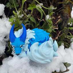Vulpin Familiar 9cm X 5cm 3D Printed Figure - thumbnail 2