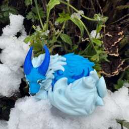 Vulpin Familiar 9cm X 5cm 3D Printed Figure - thumbnail 3