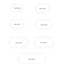 Handmade Solid Oak Dining Table, Scandinavian Design - 150x100 cm - thumbnail 4