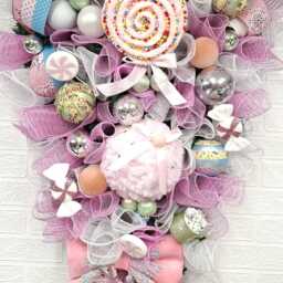 Immediate Dispatch Xxlarge Sweet Treats & Sprinkles Christmas Wreath/Door Swag - thumbnail 2