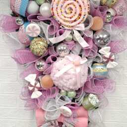 Immediate Dispatch Xxlarge Sweet Treats & Sprinkles Christmas Wreath/Door Swag - thumbnail 3