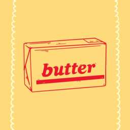 Butter - Butter Art Print, Food Illustration Trending Decor, Abstract Kitchen Design, Digital Print Wall Dopamine, Yellow - thumbnail 2