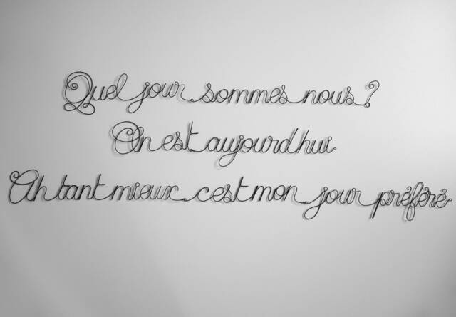 Wire Wall Phrase, Wire Word, Decoration, Quote, Door Plaque, Gift Idea, Poem, Poetic Stickers