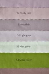 3 Pieces Lilac Cotton Satin Bedding Set, Premium Sateen Duvet Cover & Pillowcases Full Size Bedding, Duvet Cover King Set - thumbnail 4