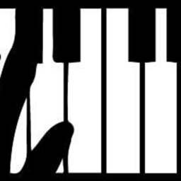 Pianist Home Playing Piano Wall Decor Black Acrylic Sheet Laser Cut Craft Musician Art - thumbnail 2
