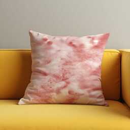 Blush Pink Cushion Cover, Soft Watercolor Marble Texture Pillow Case, Minimal Abstract Throw Sofa & Bedroom Pastel Decor - thumbnail 4