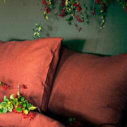 Uluru Red/ Linen Terracotta Bedding Set - thumbnail 3