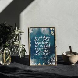 Don't Despise Small Beginnings, Zechariah 410 Bible Verse Wall Art, Christian Art Print, Scripture Prints, Christmas Gifts - thumbnail 2
