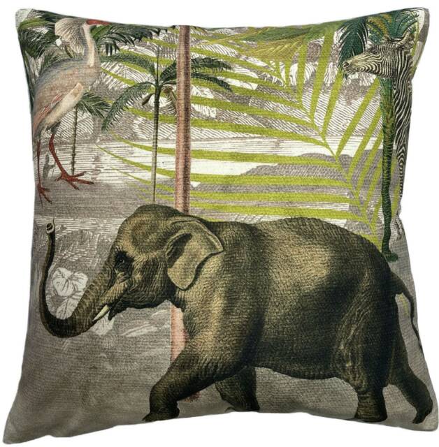 Exotic Wildlife & Botanical Animal Print Cushion Cover Collection - image 1