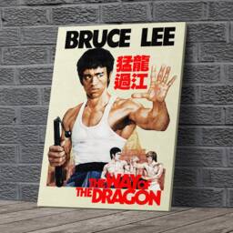 Way Of The Dragon Canvas Framed Glossy Coated Premium With Metal Hanger Various Sizes - thumbnail 2