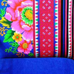 Wooden Armchair - Blue Love - thumbnail 4