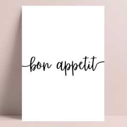 Bon Appetit Wall Print, Let's Eat Set Of 3 Kitchen Prints, Decor, Housewarming Gift, Art, Dining Room Art - thumbnail 3