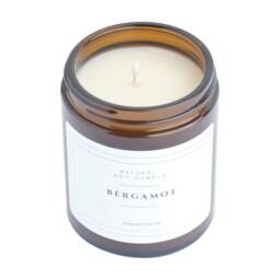 Bergamot Scented Candle Vegan Essential Oils, Handmade 200Ml Poured in London Best Seller Candle - thumbnail 2