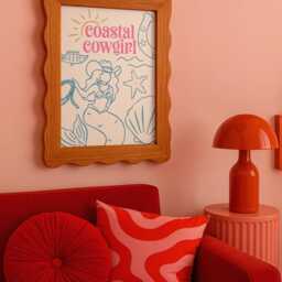 Coastal Cowgirl Art Print Beachy Western Mermaid Decor - thumbnail 3