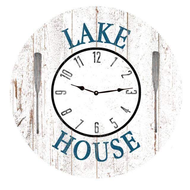 White Lake House Clock - Wall Clock - image 1