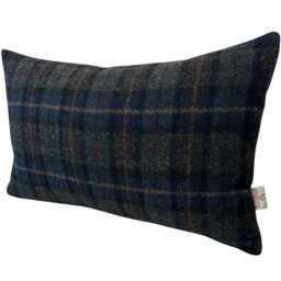 "Harris Tweed Heather Glade Tartan - 50x30cm/20""x12" - thumbnail 2