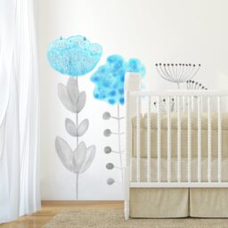 Wall Decal Flower, Home D??cor, Bedroom Floral Decal, Nursery Wooly Meadow Collection - Design Nr.1 - thumbnail 2