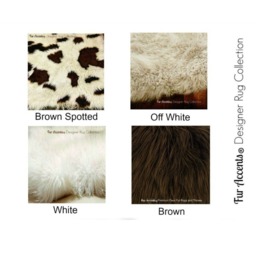 Plush Faux Fur Area Rug - Icelandic Sheepskin Style, Usa Made - thumbnail 4