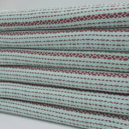 Turkish Towel, Turkish Peshtemal, Mint Green Towel, Hammam Towel, 40''x70'', Red Striped Towel, Beach Towel, Small Diamond Towel, B2-K??rm??z?? - thumbnail 3