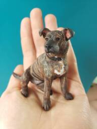 Custom Handmade Pet Portrait Sculptures Personalized Dog, Cat, Polymer Clay Figurines, Cake Toppers, Made To Order From Your Photos - thumbnail 1
