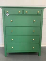 Large Chest Of Drawers Painted Bespoke Stencilled