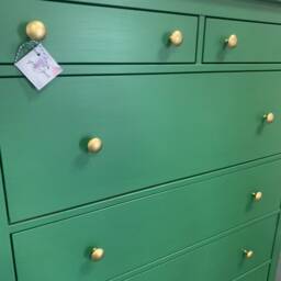 Large Chest Of Drawers Painted Bespoke Stencilled - thumbnail 3