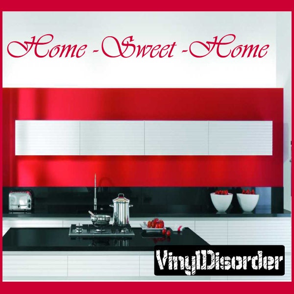 Home-Sweet-Home - Vinyl Wall Decal Quotes Sticker Quotesjc017Et - image 1