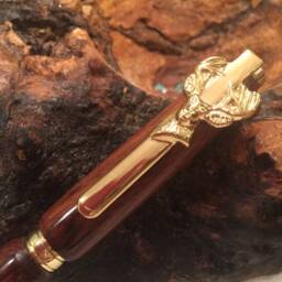 Exotic Wood Pens With Deer Head Clip # 3215 3216 3209 3210 2076 - thumbnail 4