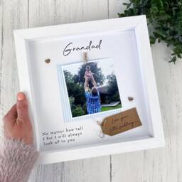 Grandad Photo Frame - Fathers Day Gift Personalised I Will Always Look Up To You - thumbnail 3