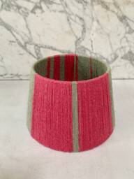"Small String Table Lampshade - Drum, Or ""Jazz Lampshade" - thumbnail 1