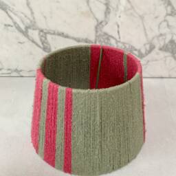 "Small String Table Lampshade - Drum, Or ""Jazz Lampshade" - thumbnail 3