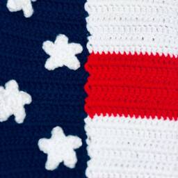 American Flag Blanket - Handmade - thumbnail 3