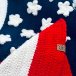 American Flag Blanket - Handmade - thumbnail 2