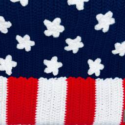 American Flag Blanket - Handmade - thumbnail 4
