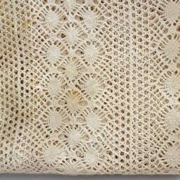 Tie Up Valance For Windows, Adjustable Crochet Light Filtering Tie-Up Shade - thumbnail 3