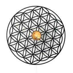 Walllamp, Flower Of Life, Shadow Lamp, Ceiling Lamp - thumbnail 2