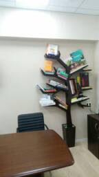Tree Bookshelf & Toys, Bookshelf, Rustic Bookshelf, Tree Shelf, Interior, Bookcase - thumbnail 1