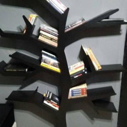 Tree Bookshelf & Toys, Bookshelf, Rustic Bookshelf, Tree Shelf, Interior, Bookcase - thumbnail 3