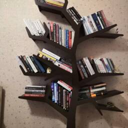 Tree Bookshelf & Toys, Bookshelf, Rustic Bookshelf, Tree Shelf, Interior, Bookcase - thumbnail 2