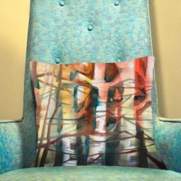 Home Decor Pillow Cover, Fall Pillow, Lake House Autumn Holiday Thanksgiving - thumbnail 2