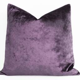 Sale Luxury Dark Purple Velvet Throw Pillows Pillow Cover Decorative Cushion Boho - thumbnail 2